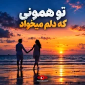 دانلود ریمیکس تو همونی که دلم میخواد
