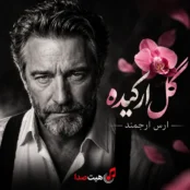 کاور آهنگ گل ارکیده شاخه‌ای تکیده با صدای مرد هوش مصنوعی و عنوان ارس ارجمند