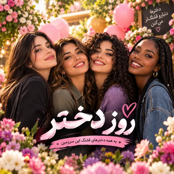 آهنگ روز دختر شاد و قشنگ برای جشن دخترانه و کودکانه