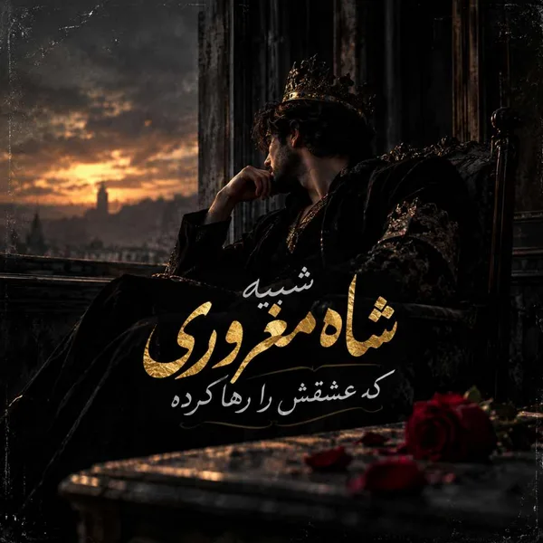 دانلود آهنگ شبیه شاه مغروری که عشقش را رها کرده با صدای مرد هوش مصنوعی